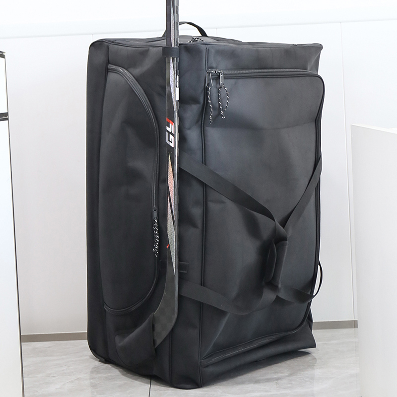 Tas Perlengkapan Hoki Es Besar yang Dapat Disesuaikan di Atas Roda