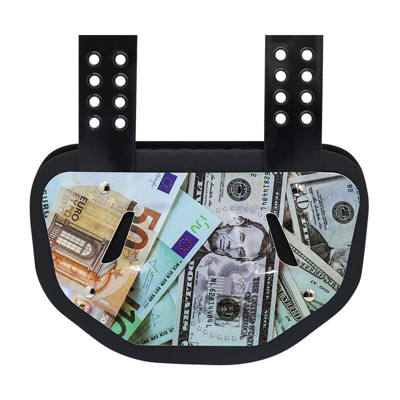 Pelat Belakang Sepak Bola Amerika Tahan Benturan - Perlindungan Tulang Belakang Ringan & Berventilasi