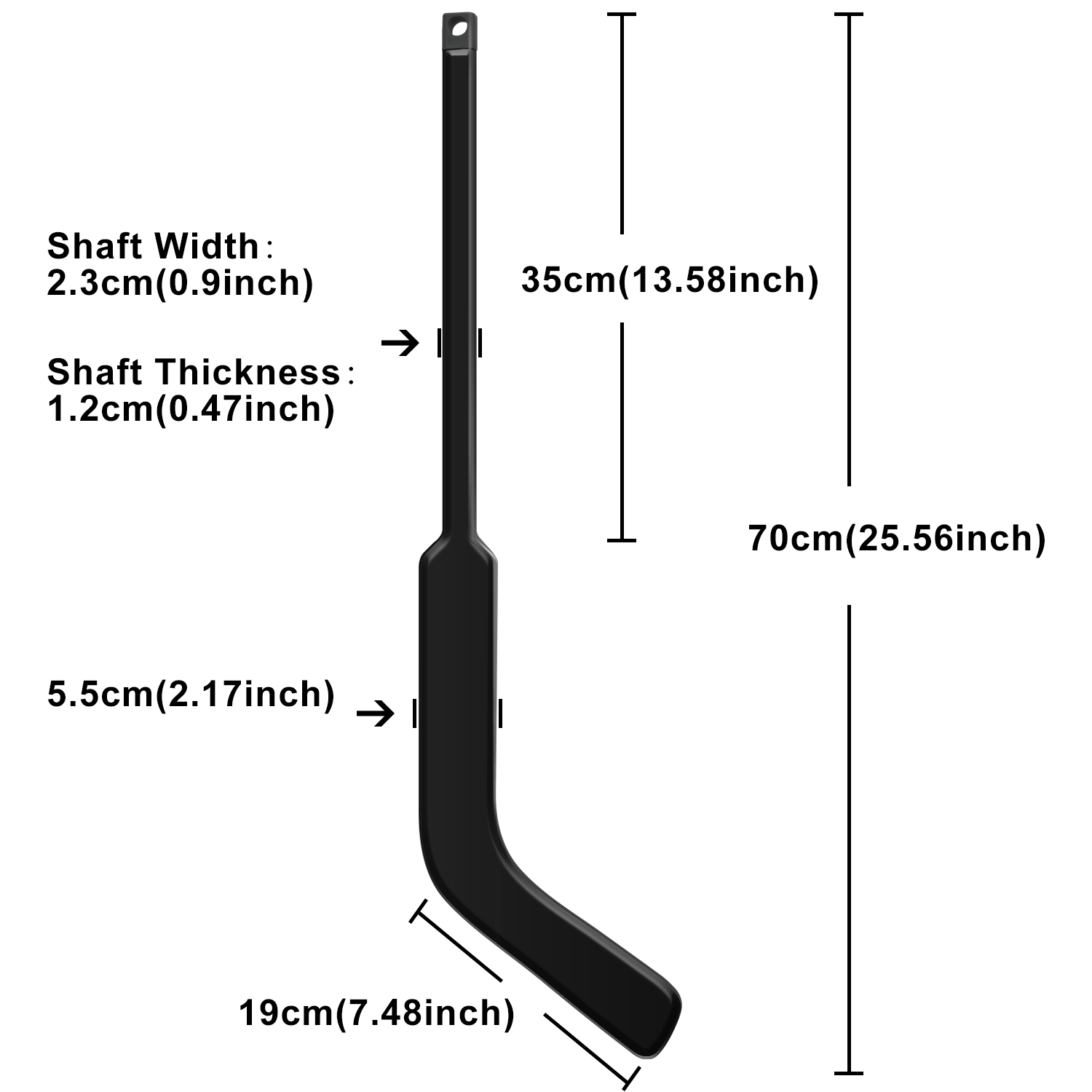 Tongkat Kiper Hoki Es Mini Fiberglass Remaja - Pilihan Utama untuk Kiper Muda